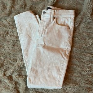 Jcrew, Mercantile skinny leg stretchy white jean